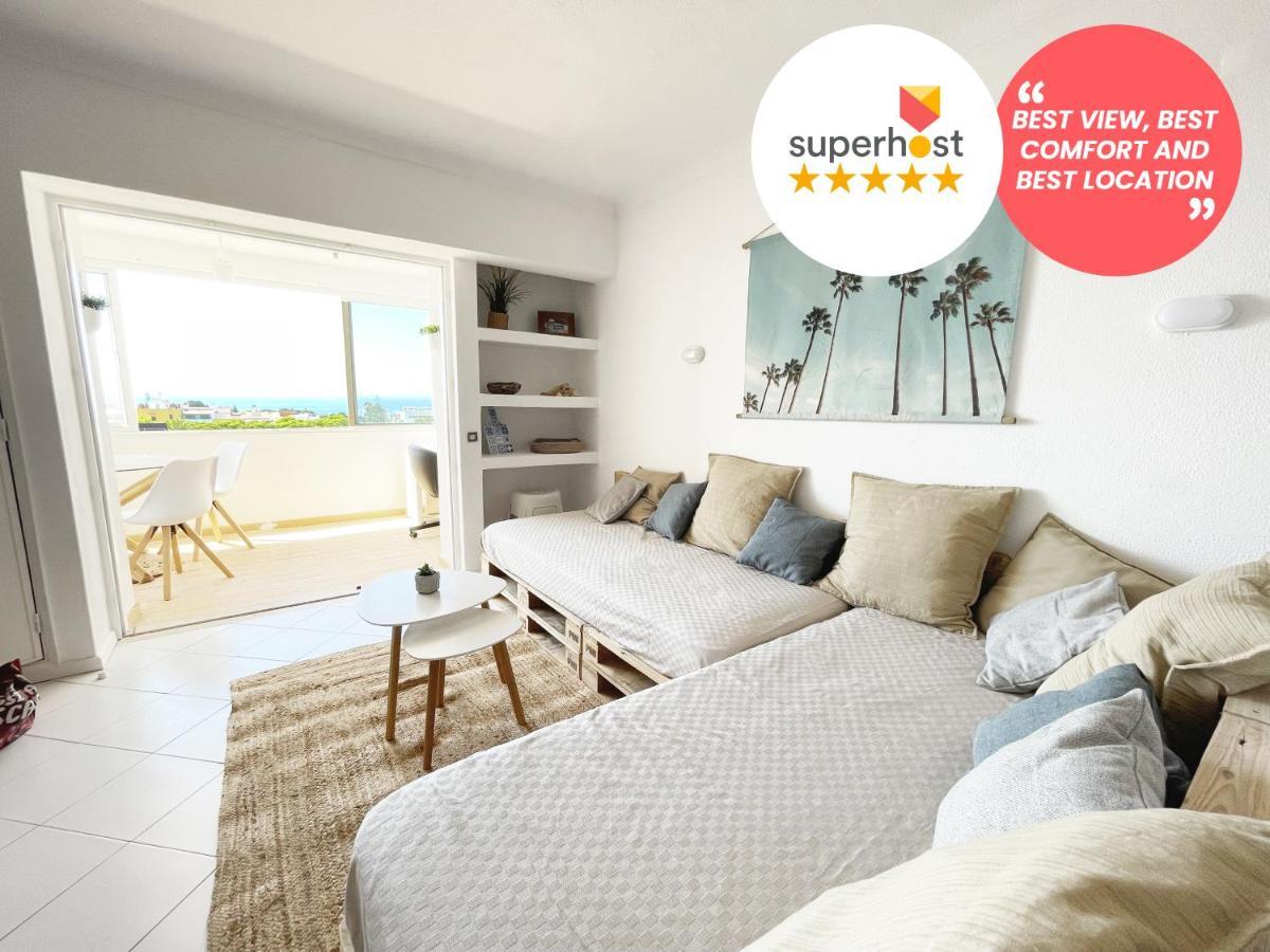 Panoramic Seaview - 2 Bedroom, Main Ave, 15 Min Walk Beach, Workspace อัลบูเฟรา ภายนอก รูปภาพ