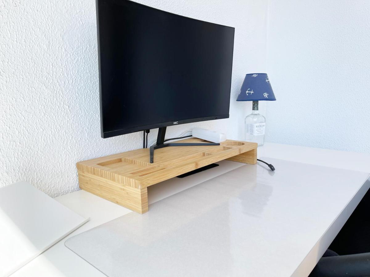 Panoramic Seaview - 2 Bedroom, Main Ave, 15 Min Walk Beach, Workspace อัลบูเฟรา ภายนอก รูปภาพ